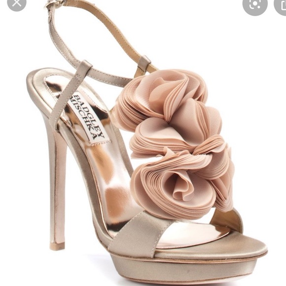 Badgley Mischka Shoes - Badgley Mischka Randee Ruffle Heels